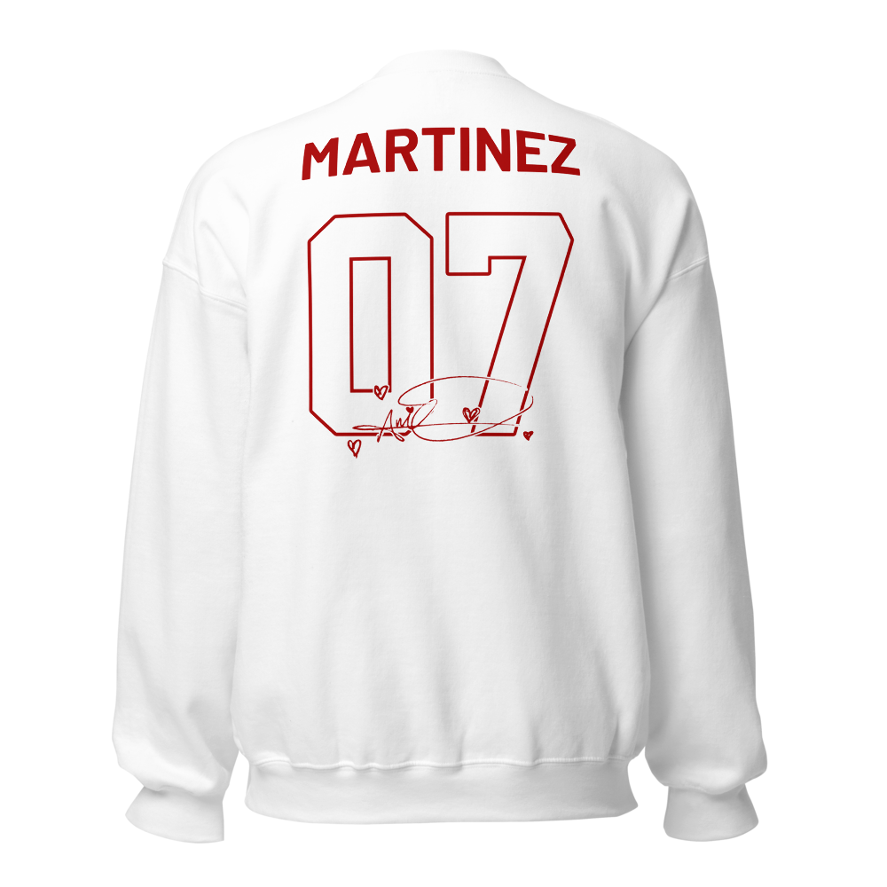 Anais Martinez | Jersey Style Crewneck Sweatshirt