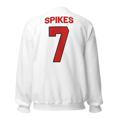 Carter Spikes | Jersey Style Crewneck Sweatshirt