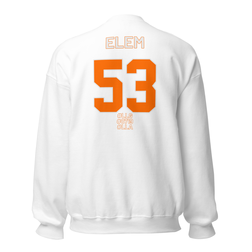 Kelaien Elem | Jersey Style Crewneck Sweatshirt