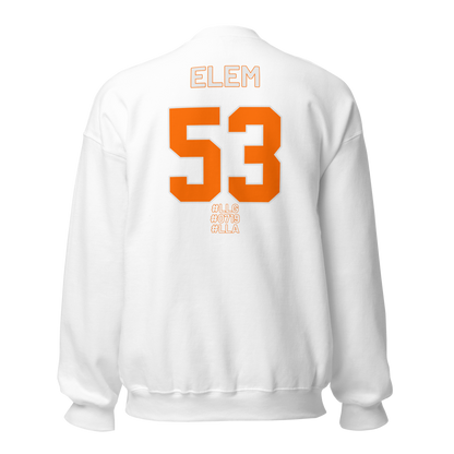 Kelaien Elem | Jersey Style Crewneck Sweatshirt