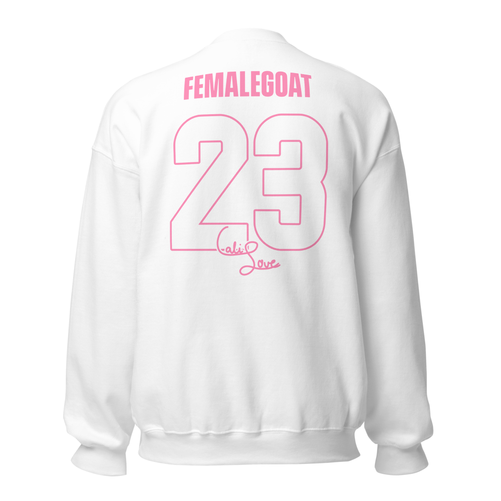 Cali Davis | Jersey Style Crewneck Sweatshirt