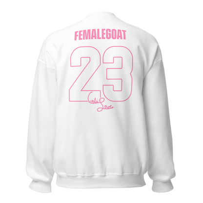 Cali Davis | Jersey Style Crewneck Sweatshirt
