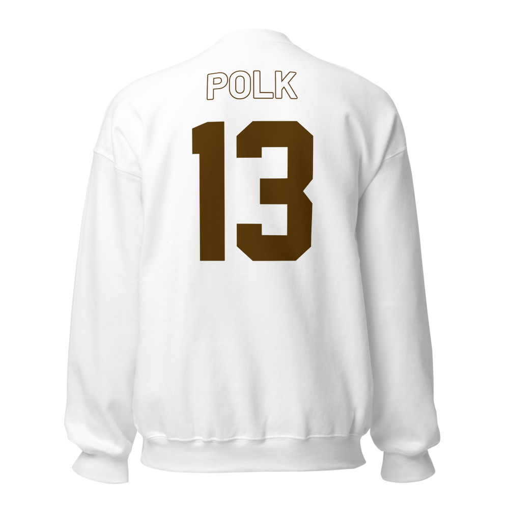 Malik Polk | Jersey Style Crewneck Sweatshirt