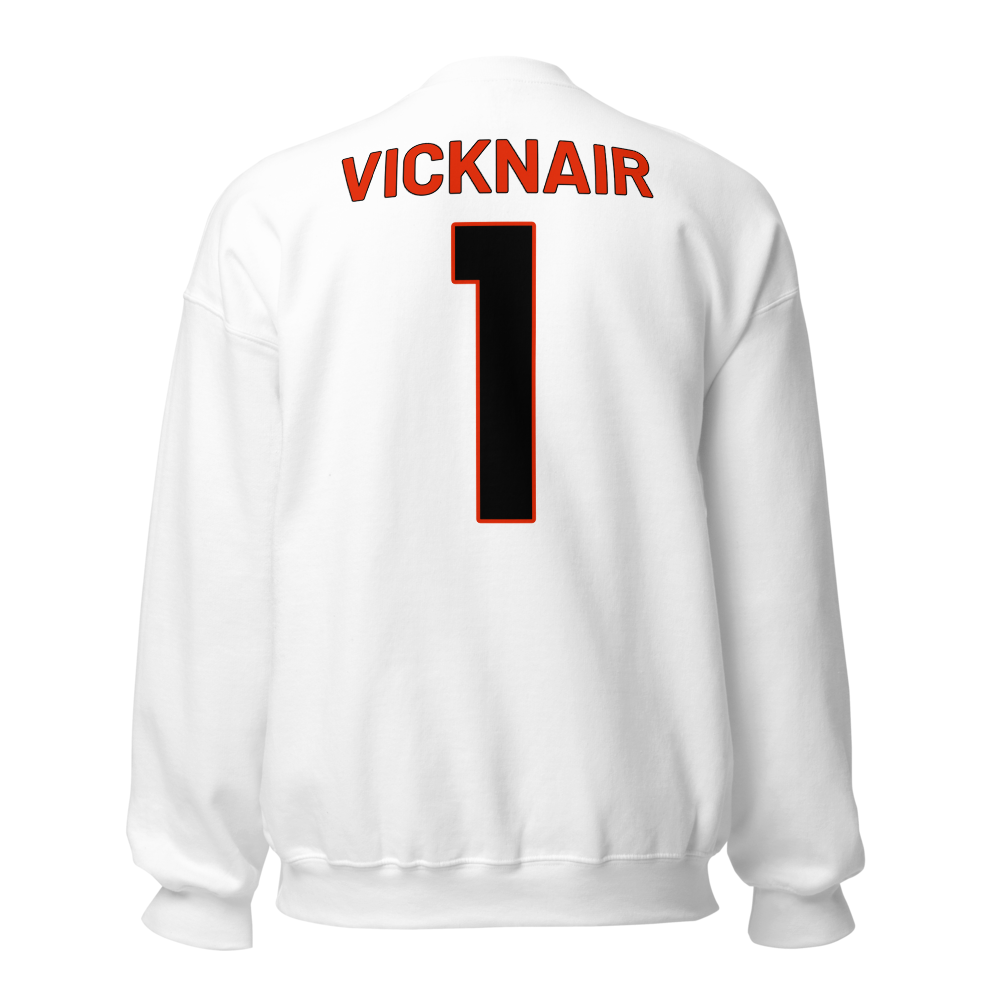 Jaydan Vicknair | Jersey Style Crewneck Sweatshirt
