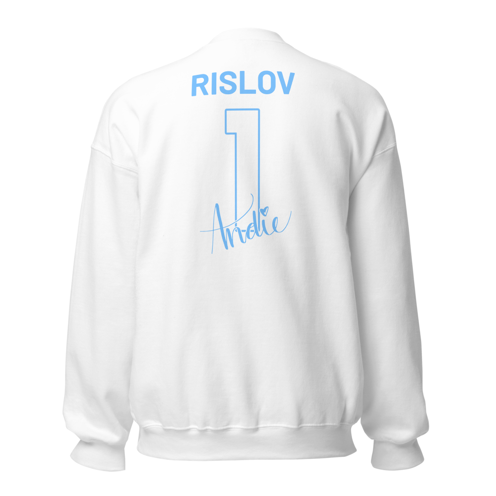 Andie Rislov | Jersey Style Crewneck Sweatshirt
