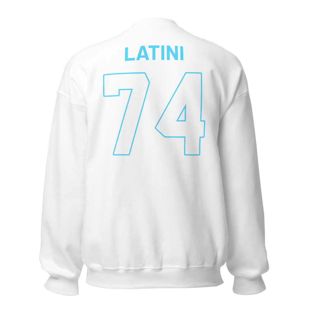 Hezikyah Latini | Jersey Style Crewneck Sweatshirt