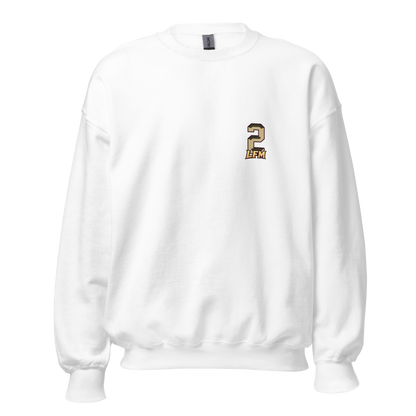 Trace White | Jersey Style Crewneck Sweatshirt