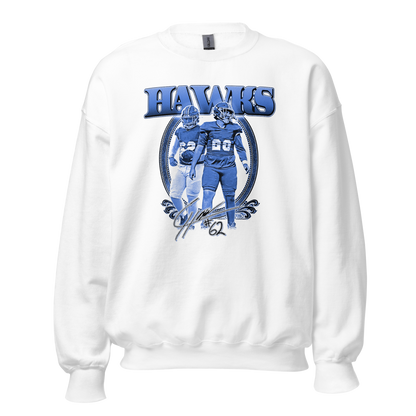 Cristian Hawks | Mural Crewneck Sweatshirt