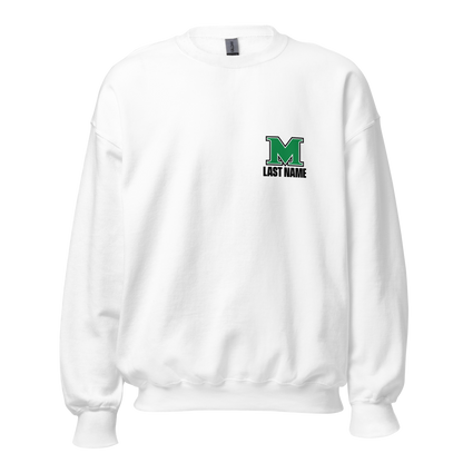 McIntosh High School | Jersey Style Crewneck Sweatshirt