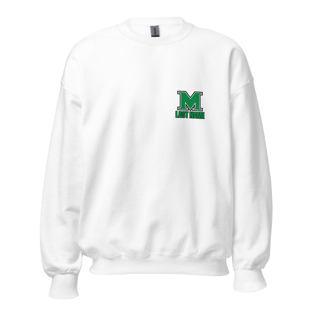 McIntosh High School | Jersey Style Crewneck Sweatshirt