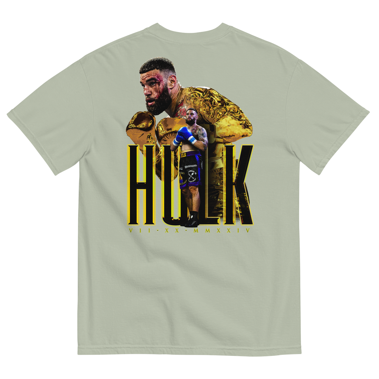 Golden Hulk | '3-0' Front Patch Heavy Cotton Tee