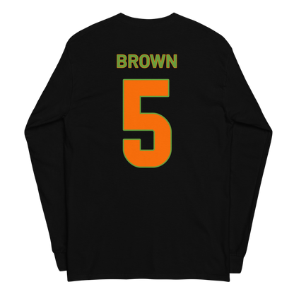 Travian Brown | Jersey Style Long Sleeve Shirt