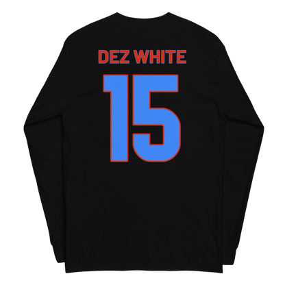Dezman White | Jersey Style Long Sleeve Shirt