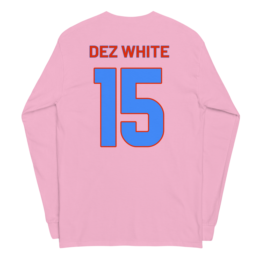 Dezman White | Jersey Style Long Sleeve Shirt