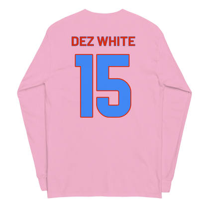 Dezman White | Jersey Style Long Sleeve Shirt