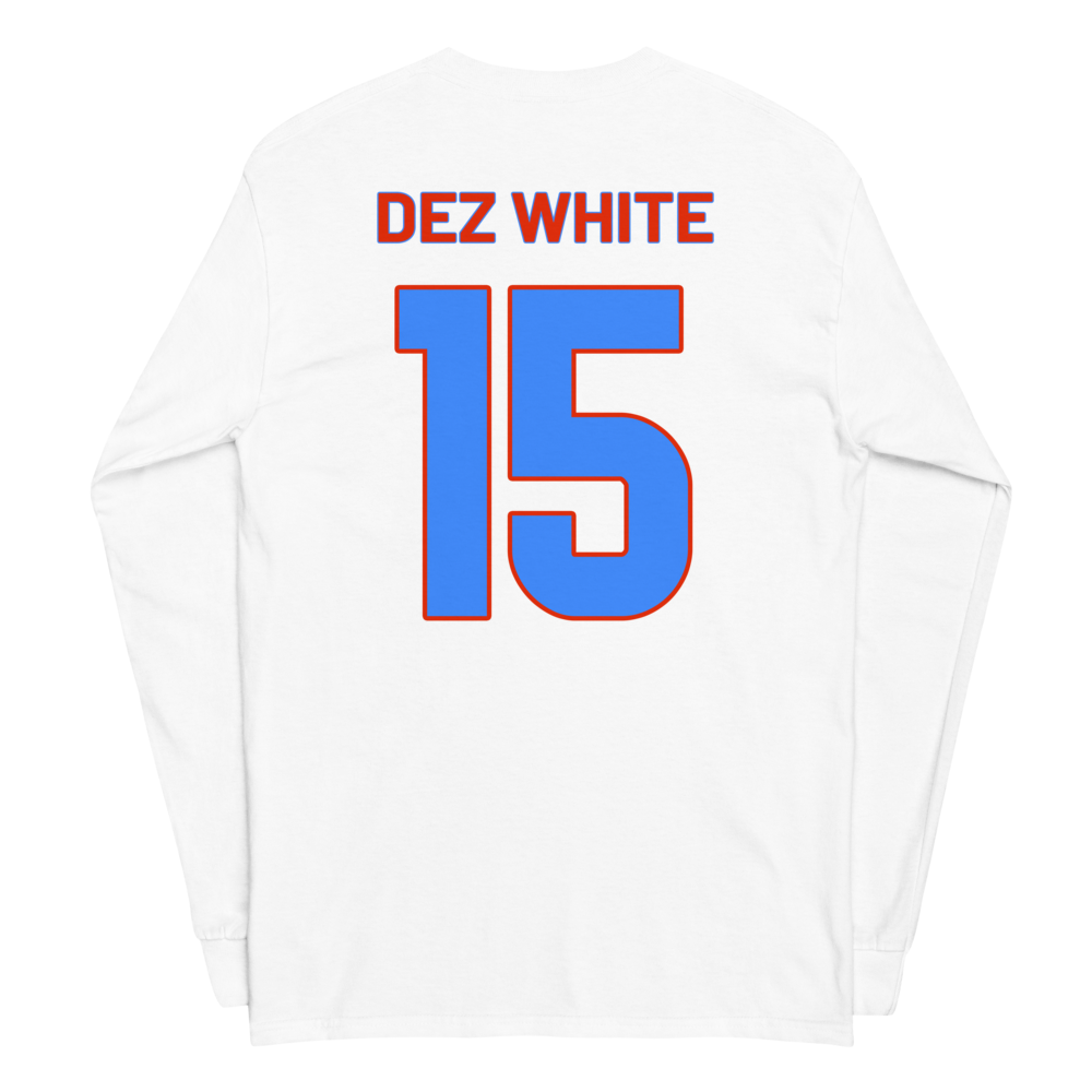 Dezman White | Jersey Style Long Sleeve Shirt