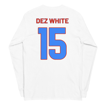 Dezman White | Jersey Style Long Sleeve Shirt