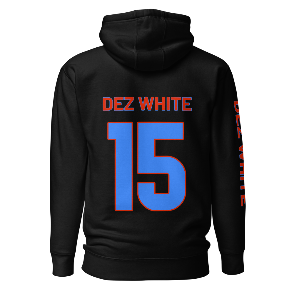 Dezman White | Jersey Style Hoodie