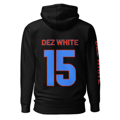Dezman White | Jersey Style Hoodie