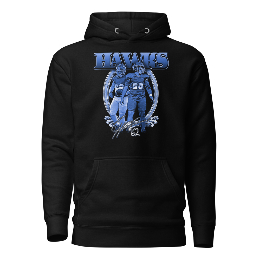 Cristian Hawks | Mural Premium Hoodie