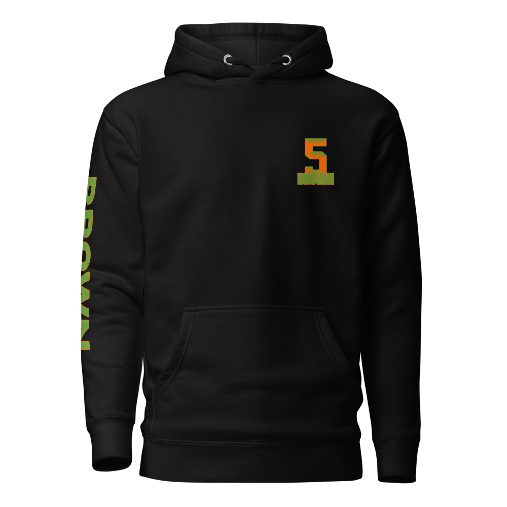 Travian Brown | Jersey Style Hoodie