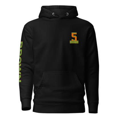 Travian Brown | Jersey Style Hoodie