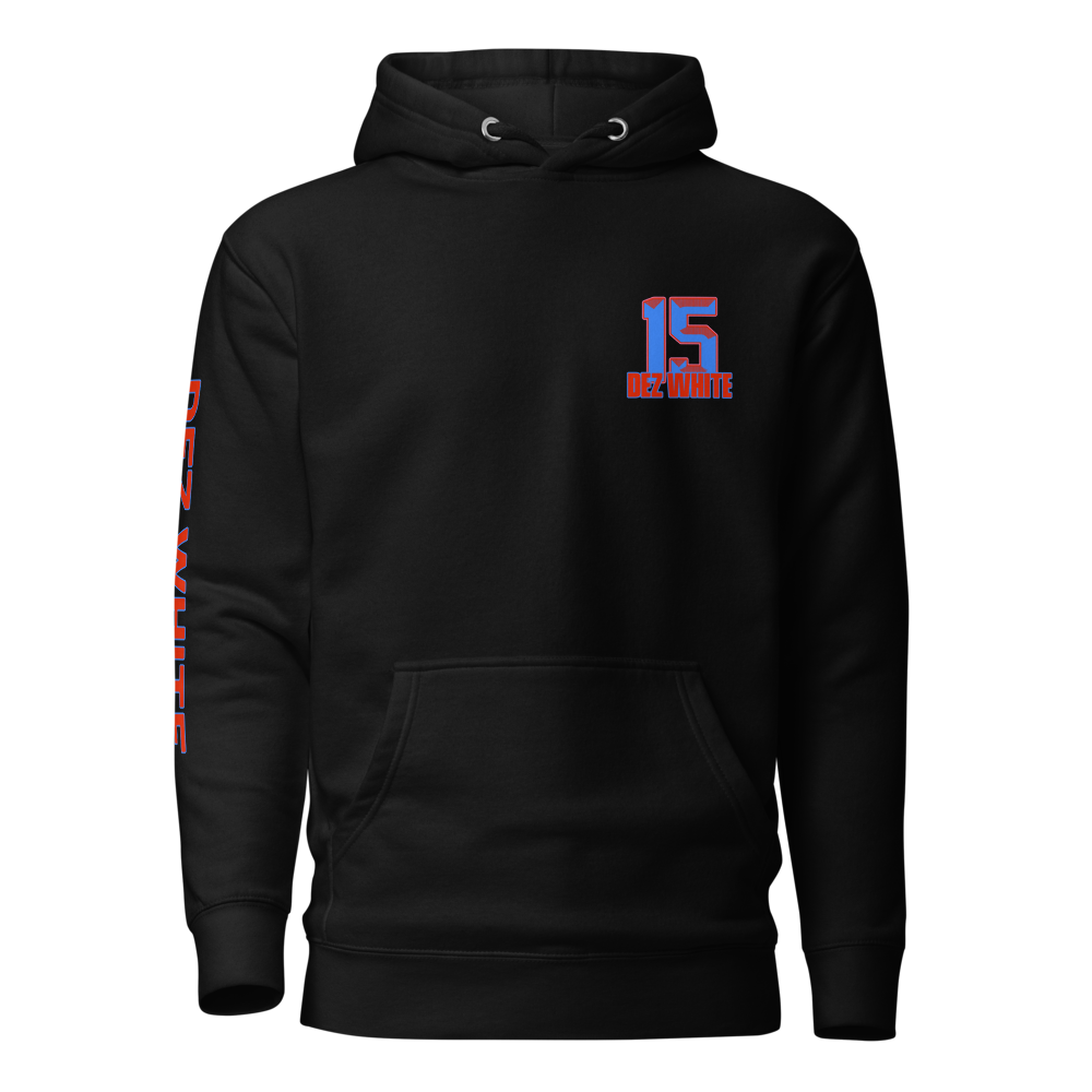 Dezman White | Jersey Style Hoodie