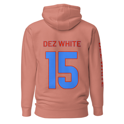 Dezman White | Jersey Style Hoodie