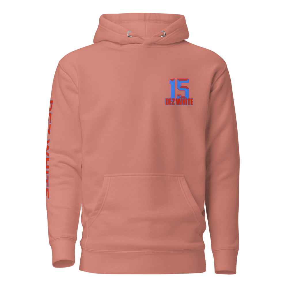 Dezman White | Jersey Style Hoodie
