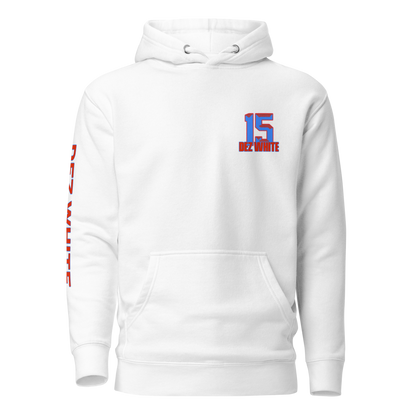 Dezman White | Jersey Style Hoodie