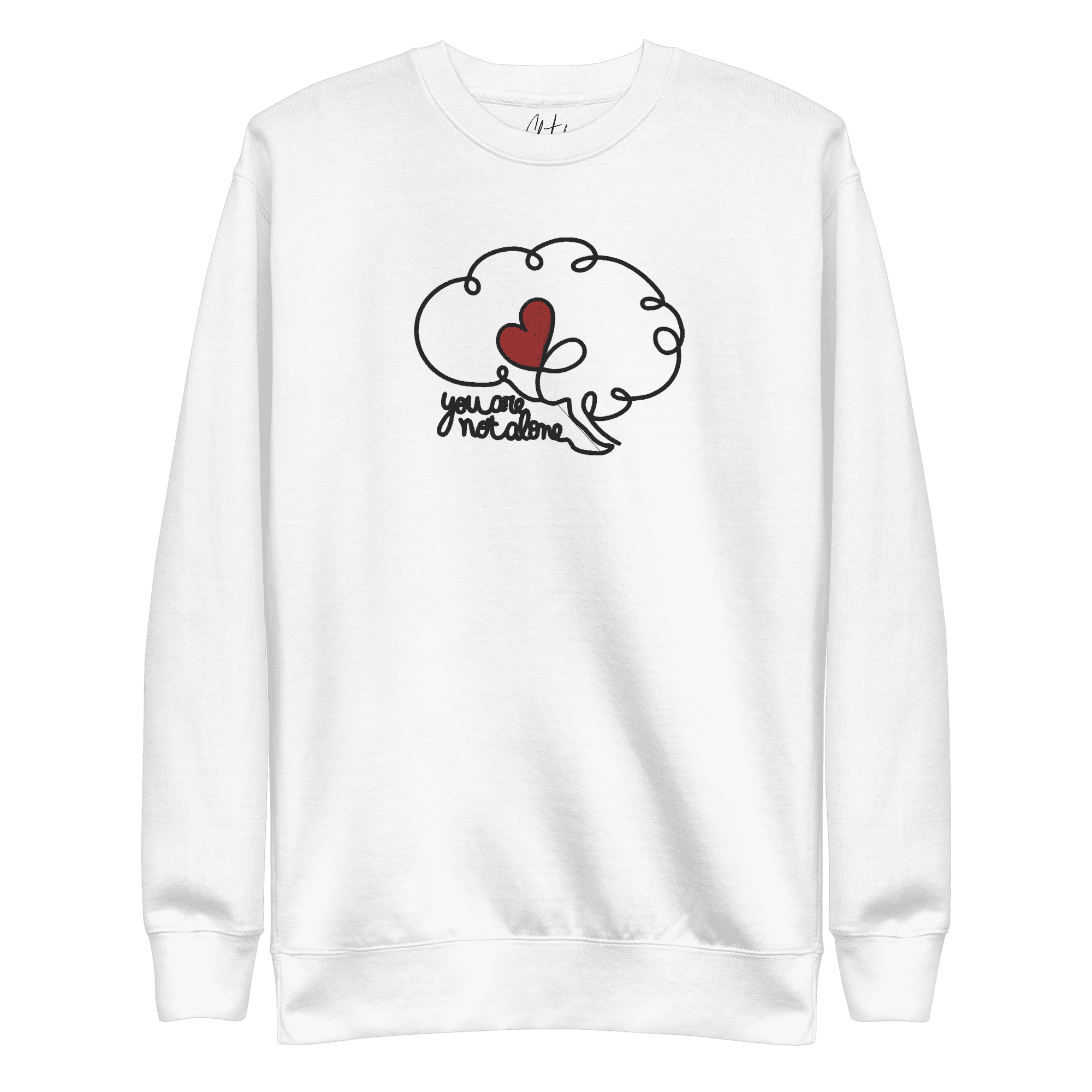 Lexi Kilfoyl | Mindful Heart Embroidered Crewneck Sweatshirt