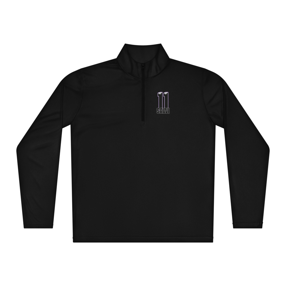 Ava Sawi | Jersey Style Lightweight Quarter-Zip
