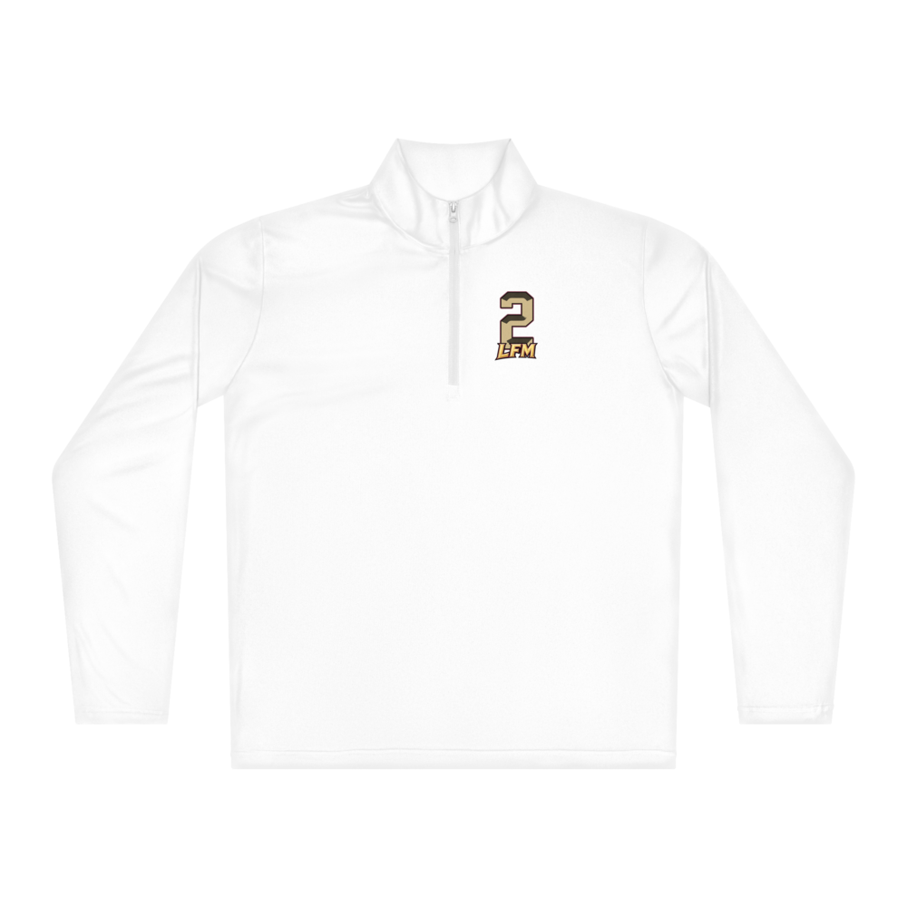 Trace White | Jersey Style Lightweight Quarter-Zip