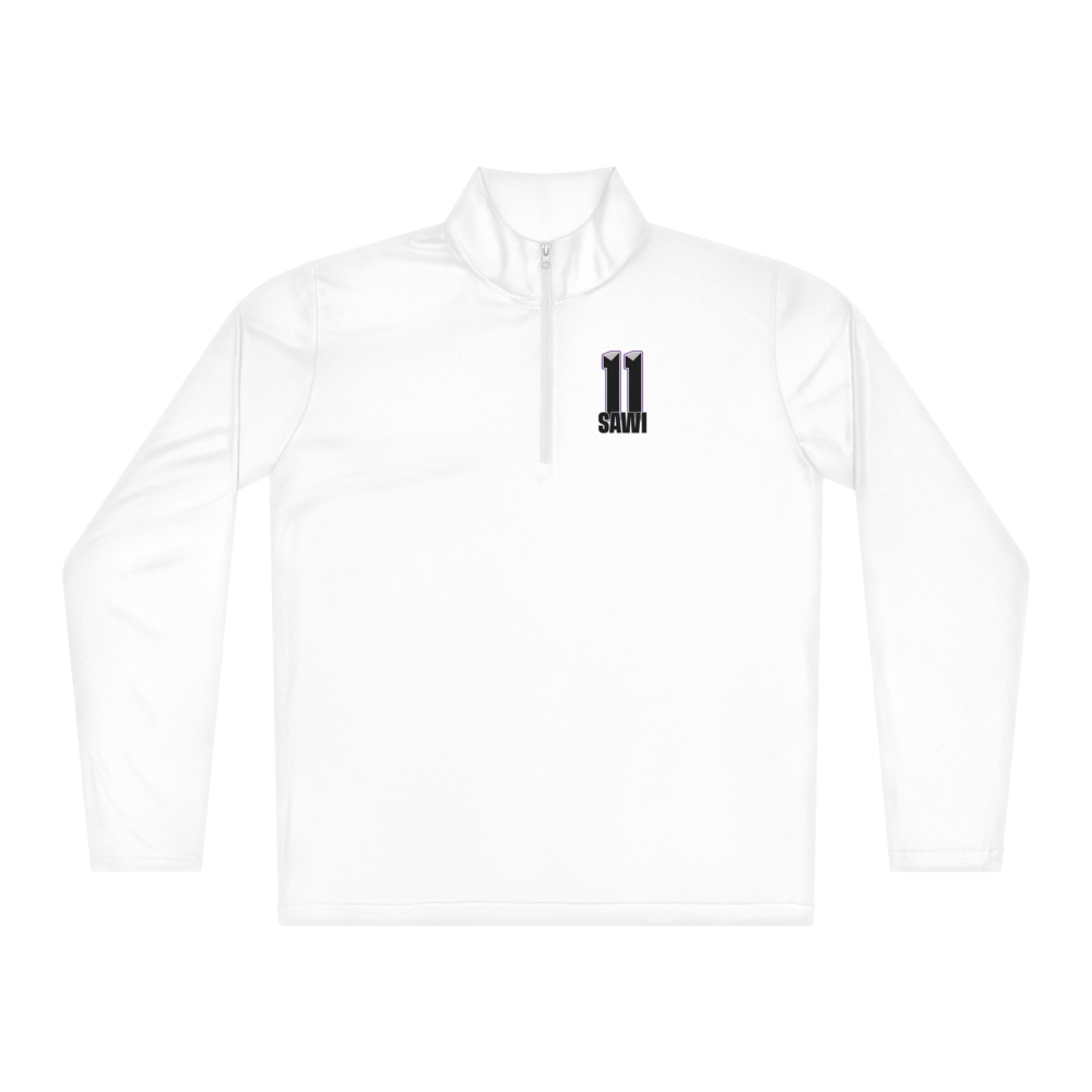Ava Sawi | Jersey Style Lightweight Quarter-Zip