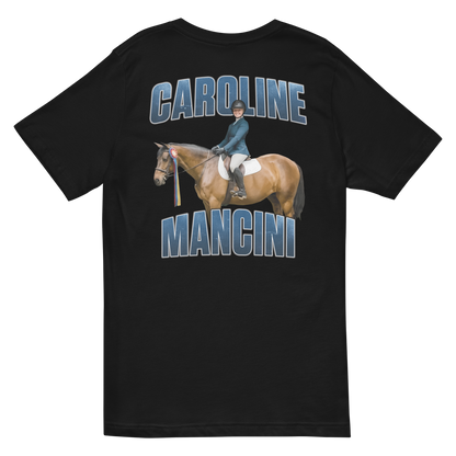 Caroline Mancini | Mural & Patch V-neck T-shirt