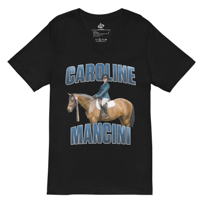 Caroline Mancini | Mural V-neck T-shirt