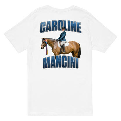 Caroline Mancini | Mural & Patch V-neck T-shirt