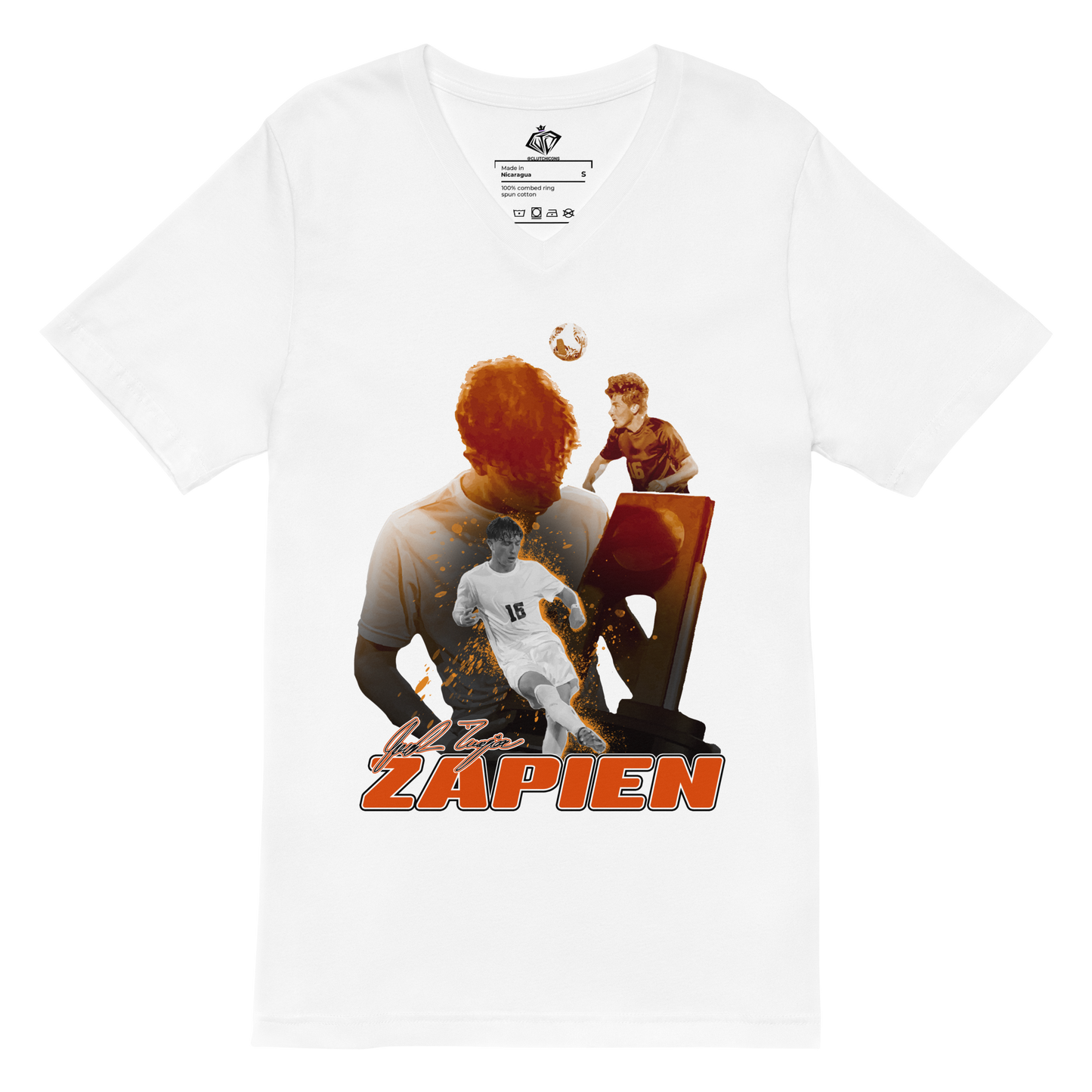 Jacob Zapien | Mural V-neck T-shirt