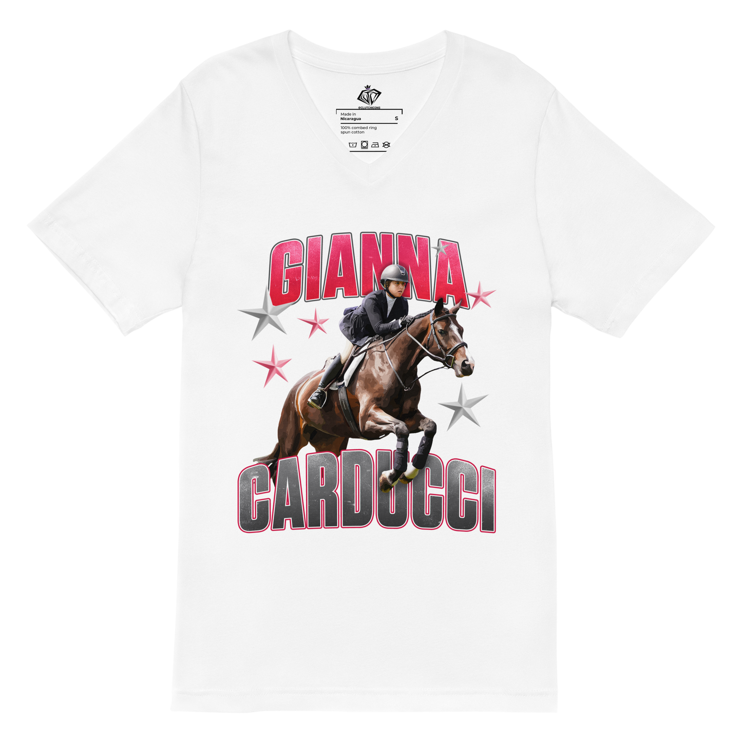 Gianna Carducci | Mural V-neck T-shirt