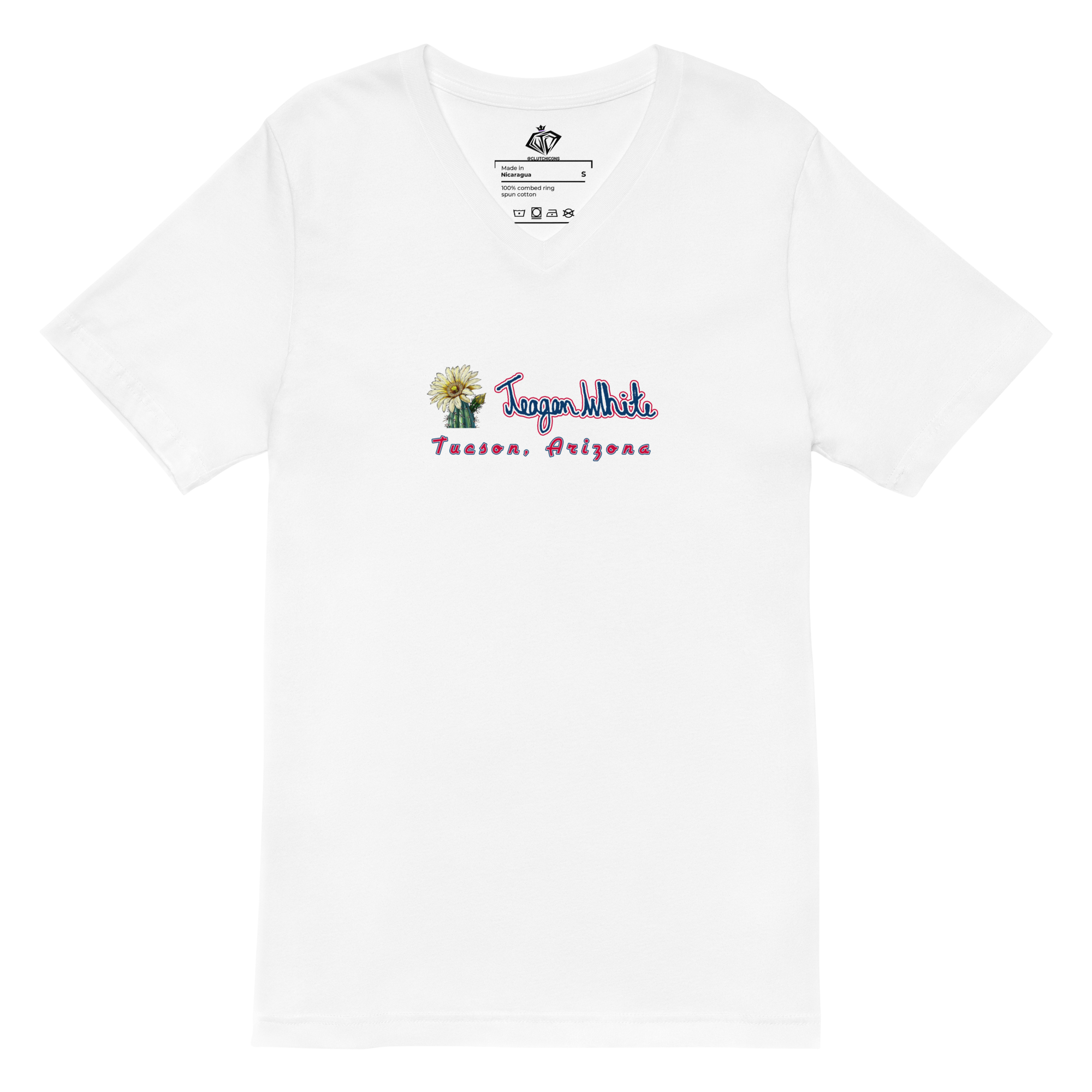 Teagan White | Mural & Patch V-neck T-shirt