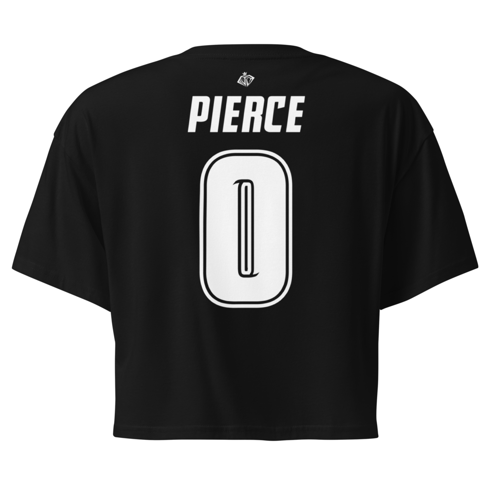 Karhys Pierce | Black & White Crop Top