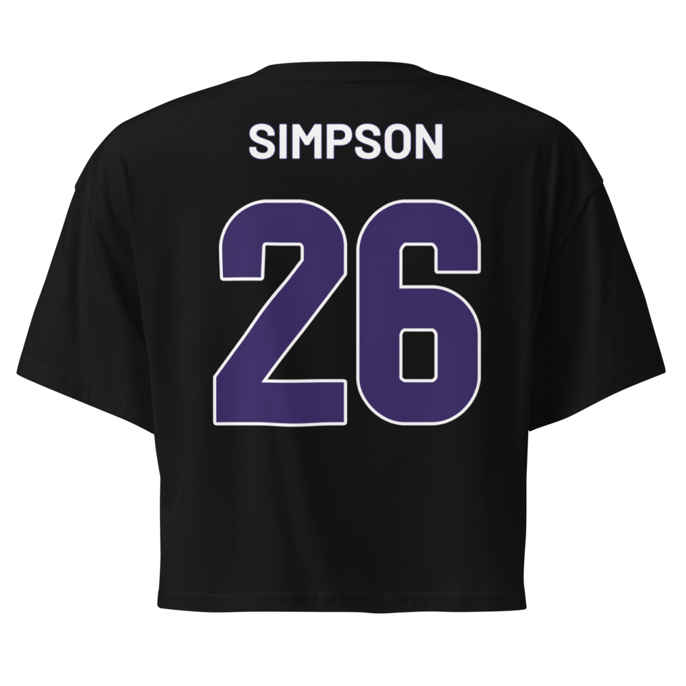 Charles Simpson | Jersey Style Crop Top