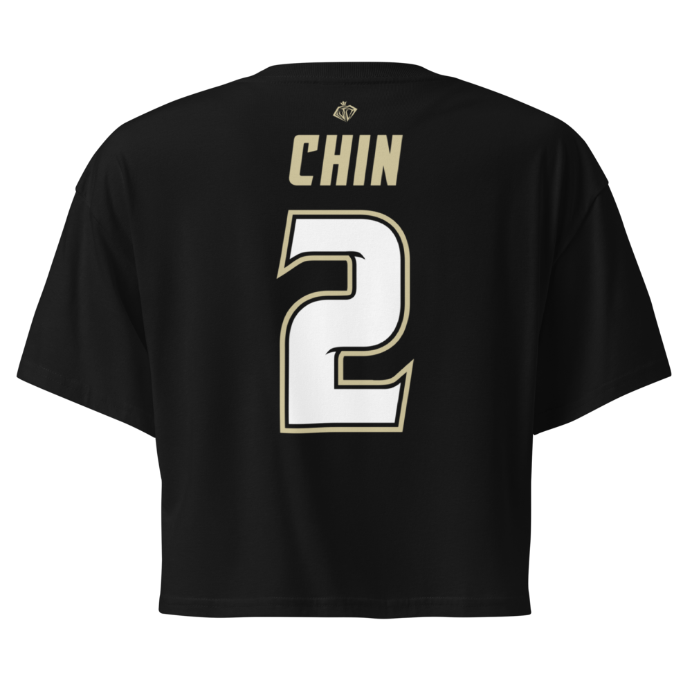 Grace Chin | Bulls Chalk Crop Top