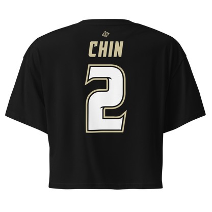 Grace Chin | Bulls Chalk Crop Top