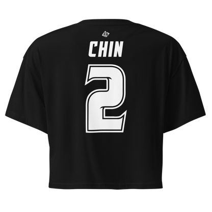 Grace Chin | Black & White Crop Top