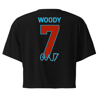 Antojuan Woody | Jersey Style Crop Top