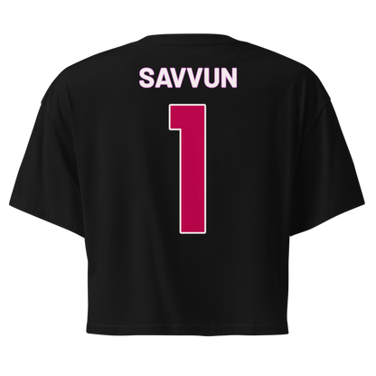 Maria Savvun | Jersey Style Crop Top