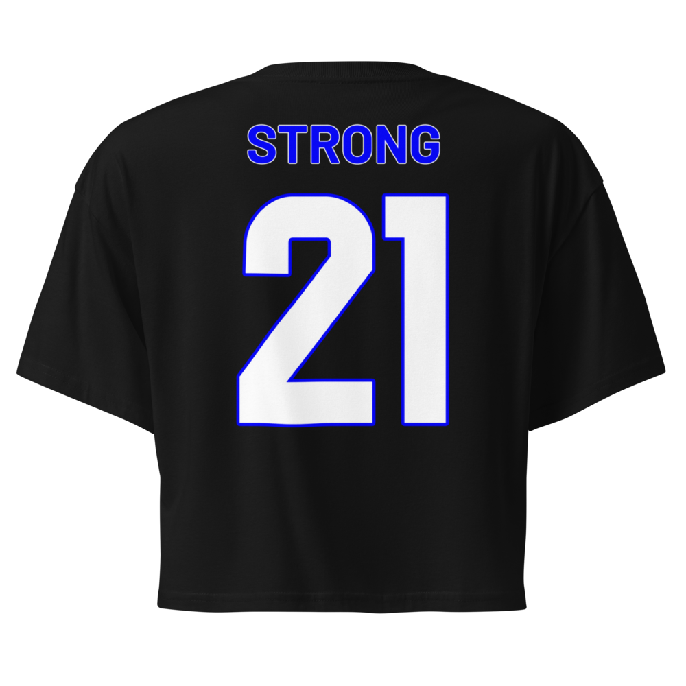 Clare Strong | Jersey Style Crop Top