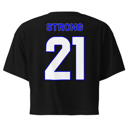 Clare Strong | Jersey Style Crop Top