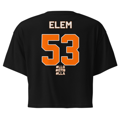 Kelaien Elem | Jersey Style Crop Top